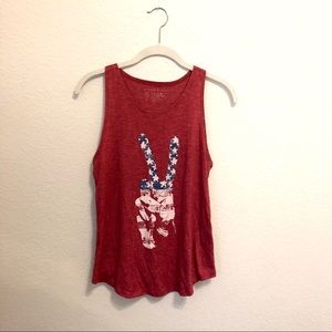 Peace Sign Tank Top